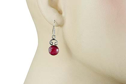 SKU 7921 unique Ruby Earrings Jewelry