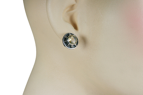SKU 7960 unique Citrine Earrings Jewelry