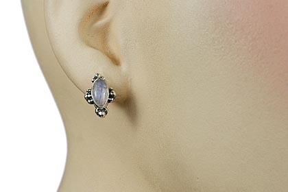SKU 7963 unique Moonstone Earrings Jewelry