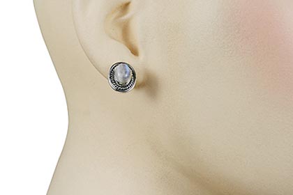 SKU 7965 unique Moonstone Earrings Jewelry