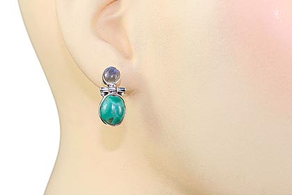 SKU 8033 unique Turquoise Earrings Jewelry
