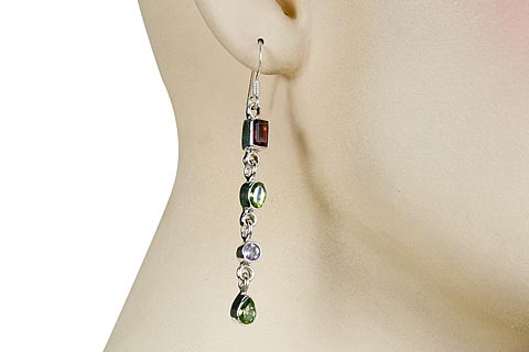 SKU 807 unique Multi-stone Earrings Jewelry