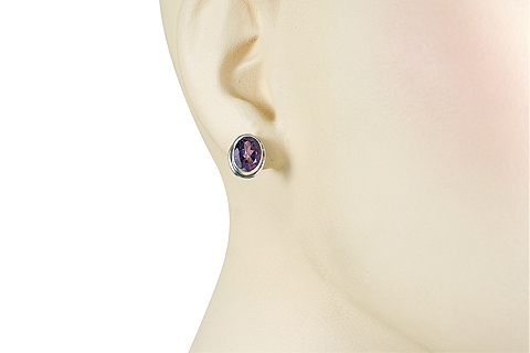 SKU 851 unique Amethyst Earrings Jewelry