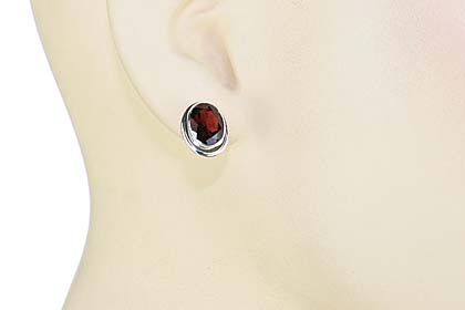 SKU 852 unique Garnet Earrings Jewelry