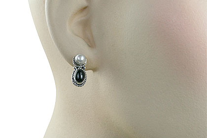 SKU 8752 unique Pearl Earrings Jewelry