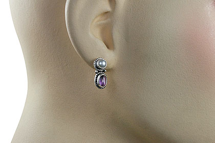 SKU 8759 unique Pearl Earrings Jewelry
