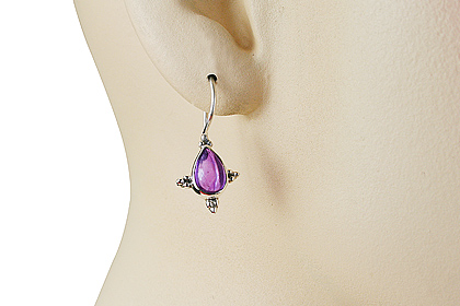 SKU 8865 unique Amethyst Earrings Jewelry