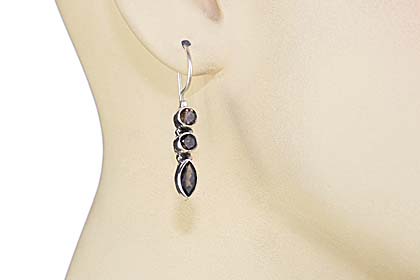 SKU 8868 unique Smoky Quartz Earrings Jewelry
