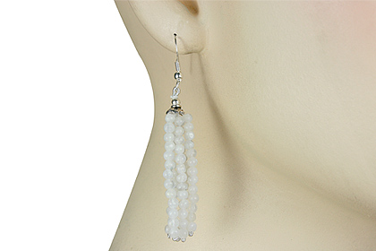 SKU 9079 unique Moonstone Earrings Jewelry