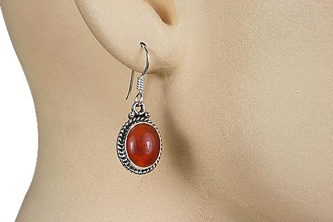 SKU 911 unique Carnelian Earrings Jewelry