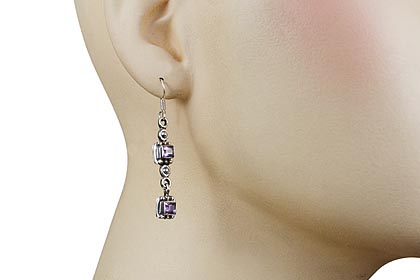 SKU 9156 unique Amethyst Earrings Jewelry