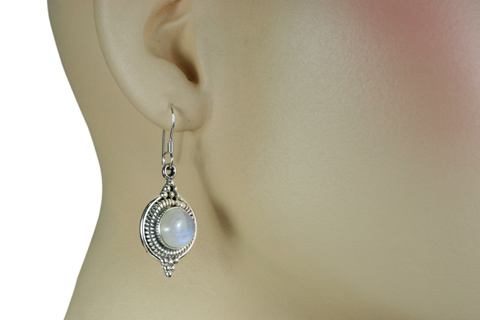 SKU 9161 unique Moonstone Earrings Jewelry