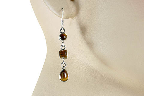 SKU 939 unique Tiger eye Earrings Jewelry