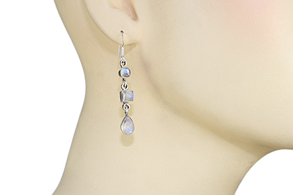 SKU 940 unique Moonstone Earrings Jewelry