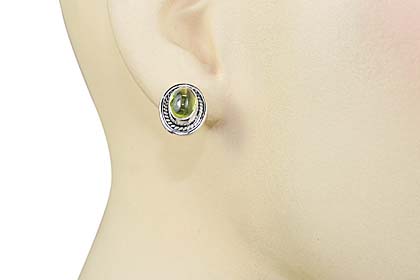 SKU 989 unique Peridot Earrings Jewelry
