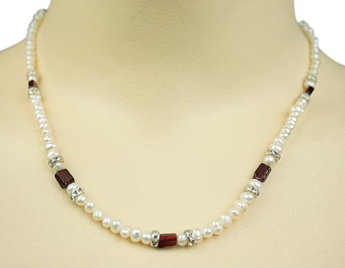 SKU 100 unique Pearl Necklaces Jewelry