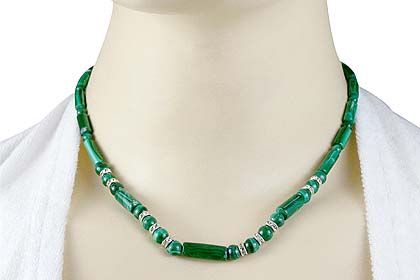 SKU 1015 unique Malachite Necklaces Jewelry