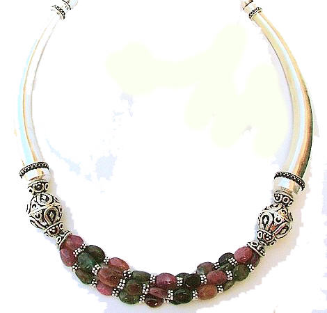 SKU 1077 unique Tourmaline Necklaces Jewelry