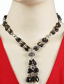 SKU 1104 unique Smoky Quartz Necklaces Jewelry
