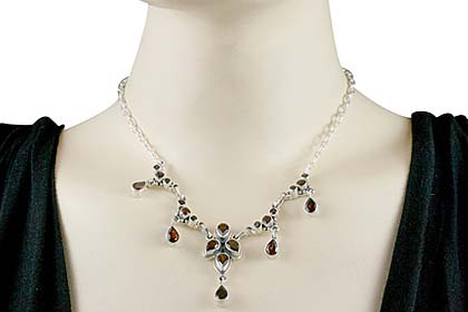 SKU 1126 unique Garnet Necklaces Jewelry