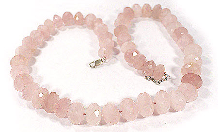 SKU 1145 unique Rose quartz Necklaces Jewelry