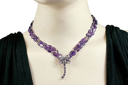 SKU 1163 unique Amethyst Necklaces Jewelry