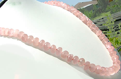 SKU 1186 unique Rose quartz Necklaces Jewelry