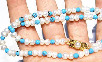 SKU 123 unique Pearl Necklaces Jewelry