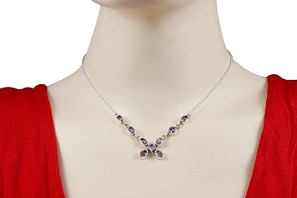 SKU 12639 unique Amethyst Necklaces Jewelry
