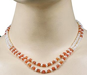 SKU 128 unique Pearl Necklaces Jewelry