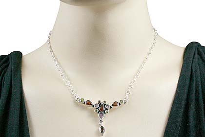 SKU 1292 unique Multi-stone Necklaces Jewelry