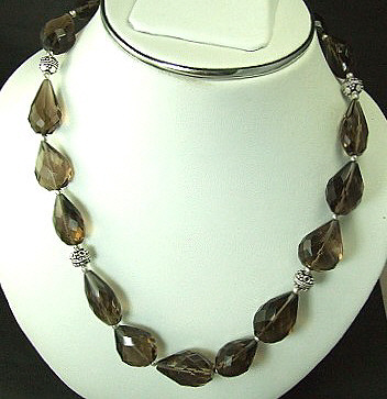SKU 1312 unique Smoky Quartz Necklaces Jewelry