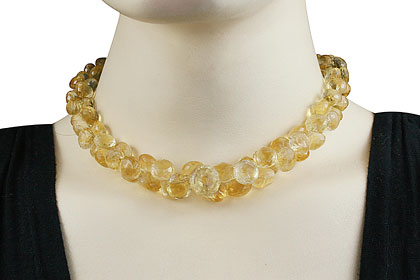 SKU 14062 unique Citrine Necklaces Jewelry
