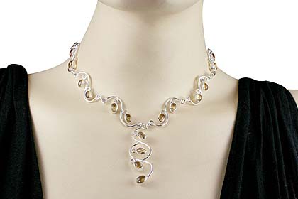 SKU 1414 unique Citrine Necklaces Jewelry