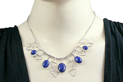 SKU 14373 unique Lapis lazuli Necklaces Jewelry