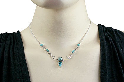 SKU 14408 unique Turquoise Necklaces Jewelry