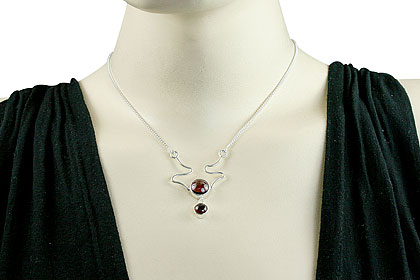 SKU 14453 unique Garnet Necklaces Jewelry