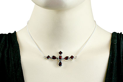 SKU 14468 unique Garnet Necklaces Jewelry