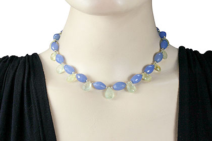 SKU 14550 unique Chalcedony Necklaces Jewelry