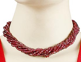 SKU 1458 unique Garnet Necklaces Jewelry