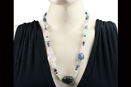 SKU 14616 unique Multi-stone Necklaces Jewelry