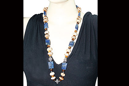 SKU 14827 unique Lapis lazuli Necklaces Jewelry