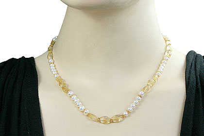 SKU 14894 unique Citrine Necklaces Jewelry