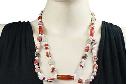SKU 15281 unique Multi-stone Necklaces Jewelry