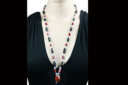 SKU 15285 unique Lava Necklaces Jewelry