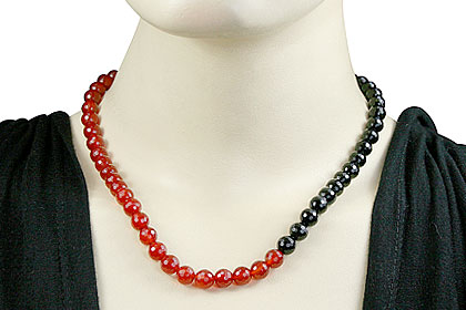 SKU 15548 unique Black Spinel Necklaces Jewelry