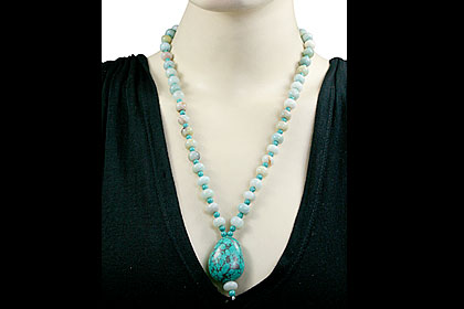 SKU 15576 unique Turquoise Necklaces Jewelry