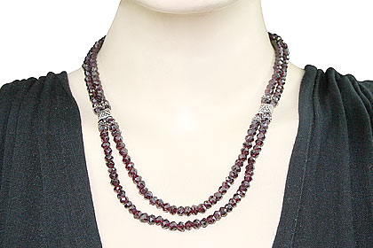 SKU 16195 unique Garnet Necklaces Jewelry
