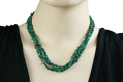 SKU 16361 unique Malachite Necklaces Jewelry