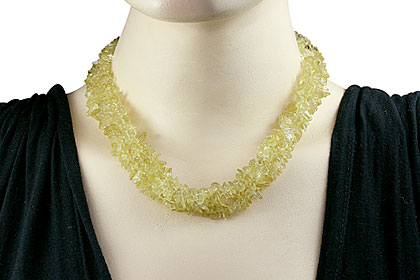 SKU 16406 unique Lemon Quartz Necklaces Jewelry